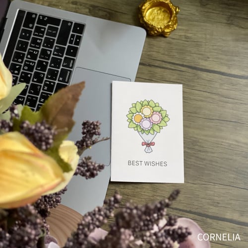 بطاقة تهنئة - Best Wishes - A6