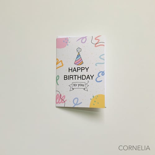 بطاقة تهنئة - Happy Birthday to you- A7