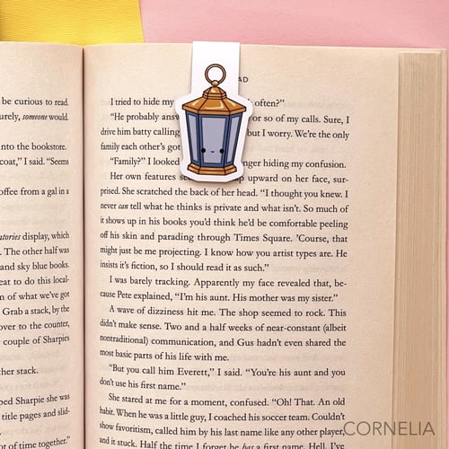 فاصل كتاب مغناطيس الفانوس - Kawaii Ramadan lantern