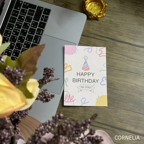 بطاقة تهنئة - Happy Birthday to you- A6