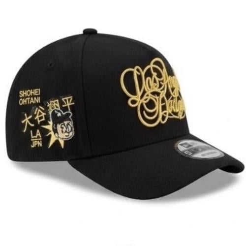 كاب اسود بتطريز ذهبي بتصميم SHOTIME Snapback