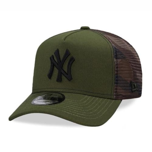 كاب نيو ايرا قماش جيشي بتطريز أسود