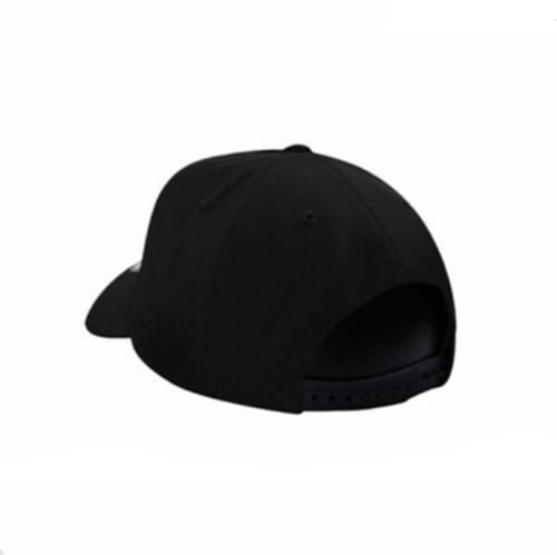 كاب نيو ايرا قماش أسود بتطريز أحمر