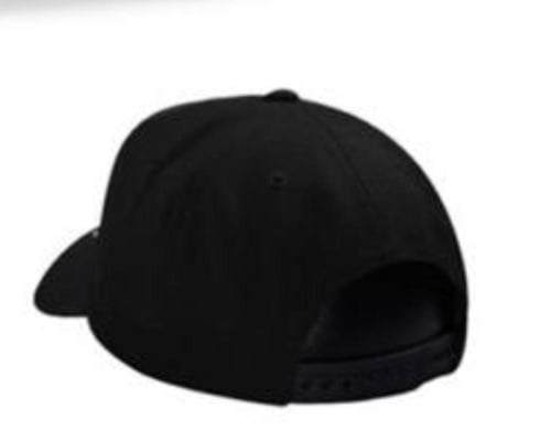 كاب نيو ايرا اسود قماش بتطريز اسود