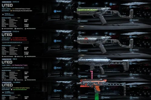 بكج 4 اسلحة smg ( حزم دائمه)