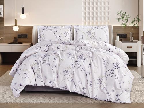 بيت لحاف صوفي صيفي بدون حشوة مزدوج 4 قطع