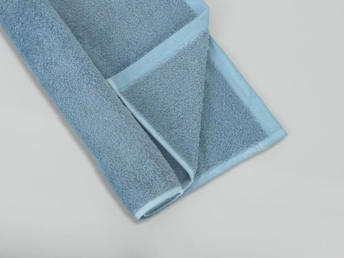 منشفة سيلفا الصغيرة من خامة القطن - ازرق مائي