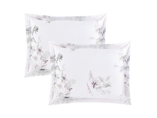 مفرش شيري صيفي مفرد من خامة القطن 4 قطع 300غرزة