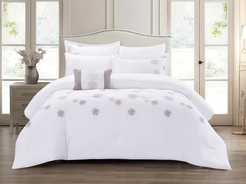 مفرش فيلكس صيفي مزدوج مطرز 7 قطع