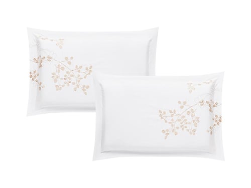 مفرش بي تاج صيفي مفرد ونص مطرز 5 قطع