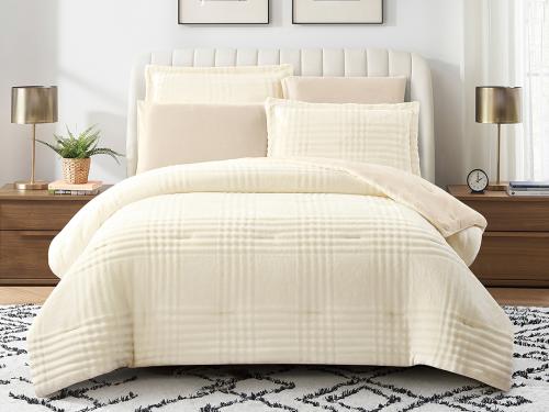 مفرش كايا شتوي مقاس مفرد ونص 4 قطع