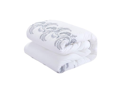 مفرش سولين صيفي مفرد ونص من خامة القطن المطرز 5 قط...