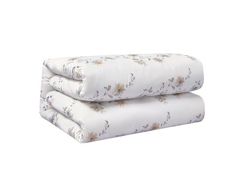 مفرش هازل صيفي مفرد ونص من خامة القطن 4 قطع