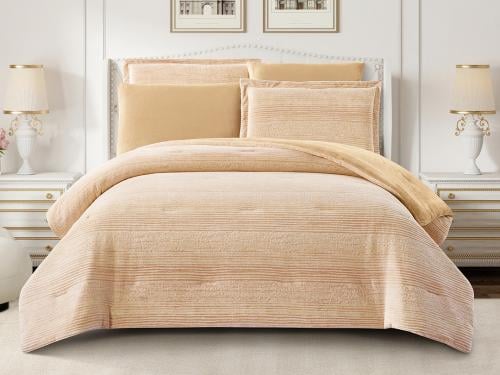 مفرش كايا شتوي مقاس مفرد 4 قطع