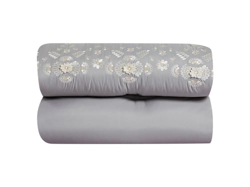 مفرش إي صيفي مزدوج مطرز 7 قطع