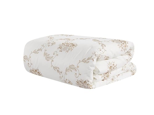 مفرش ستونيا صيفي فاخر مزدوج من خامة القطن المطرز (...