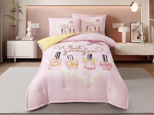 مفرش إفي صيفي للأطفال مفرد - 4 قطع