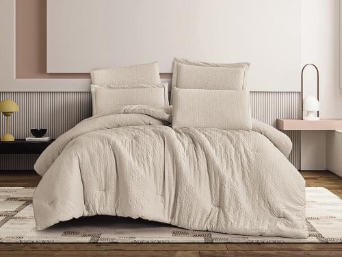 مفرش ايفلين صيفي مزدوج من نسيج الجاكار 6 قطع