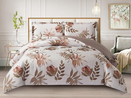 بيت لحاف دانا صيفي بدون حشوة مزدوج 4 قطع