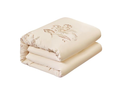 مفرش ألين صيفي مفرد من خامة القطن المطرز 5 قطع