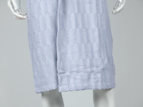 روب استحمام من نسج الجاكار القطني - ازرق سماوي-L-X...