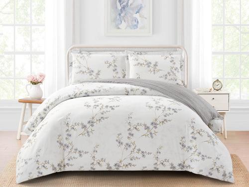 بيت لحاف كوزي صيفي بدون حشوة مفرد من خامة القطن 4...