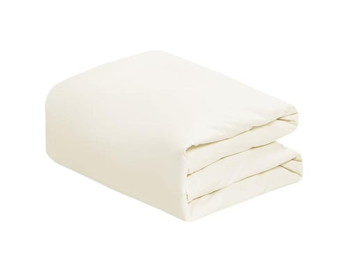 مفرش مارسيا فندقي مفرد 5 قطع - أوف وايت