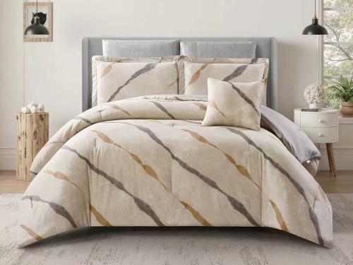 مفرش هانا صيفي مزدوج من خامة القطن 7 قطع