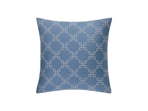 مفرش بي تاج صيفي مزدوج مطرز 9 قطع