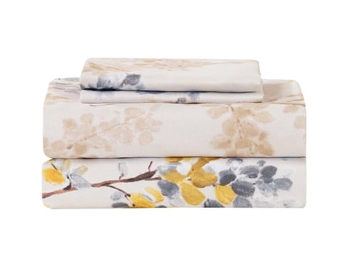 بيت لحاف آسي صيفي بدون حشوة مزدوج 4 قطع