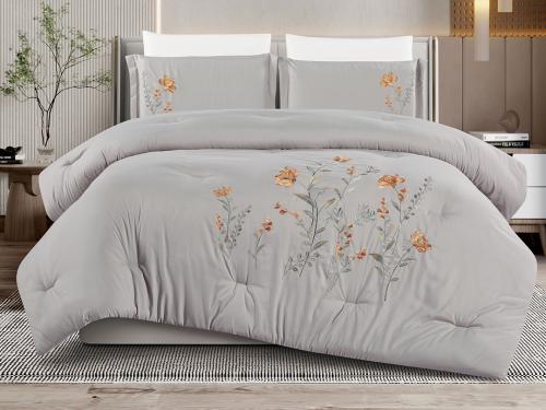 مفرش إي صيفي مزدوج مطرز 6 قطع