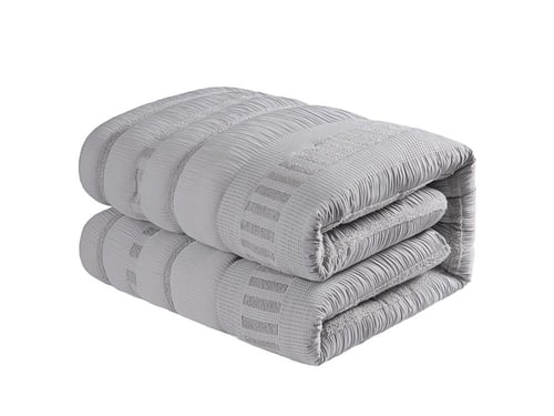 مفرش كاتنس الفاخر مزدوج من نسج الجاكار - 8 قطع