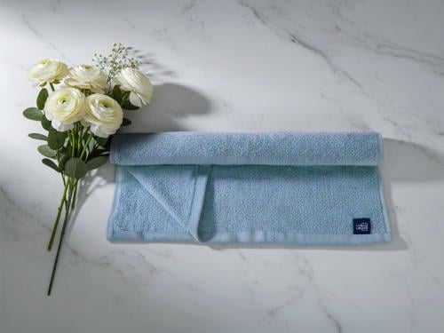 منشفة سيلفا الصغيرة من خامة القطن - ازرق مائي