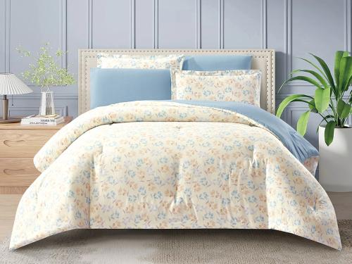 مفرش هانا صيفي مفرد من خامة القطن 4 قطع