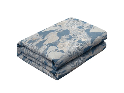 مفرش كاتنس الفاخر مزدوج من نسج الجاكار - 8 قطع