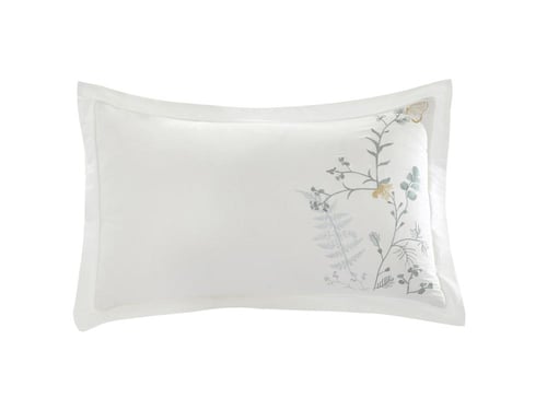 مفرش سولين صيفي مزدوج من خامة القطن المطرز 7 قطع