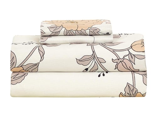 بيت لحاف آسي صيفي بدون حشوة مزدوج 4 قطع