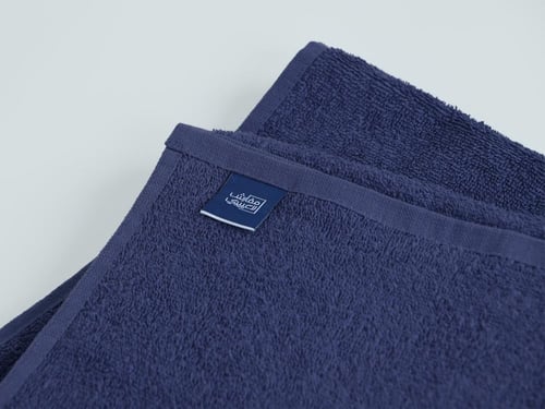 منشفة سيلفا القياسية من خامة القطن - ازرق