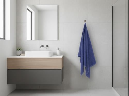 منشفة سيلفا القياسية من خامة القطن - ازرق