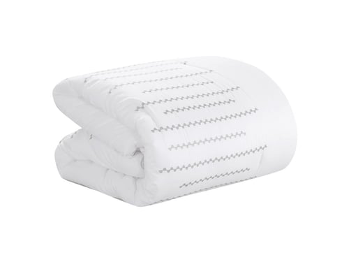 مفرش سولين صيفي مزدوج من خامة القطن المطرز 7 قطع