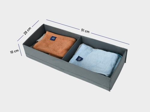 صندوق تخزين قماشي قابل للطي مقاس cm 20*51*10