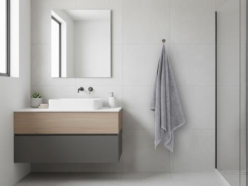 منشفة سيلفا القياسية من خامة القطن - فضي