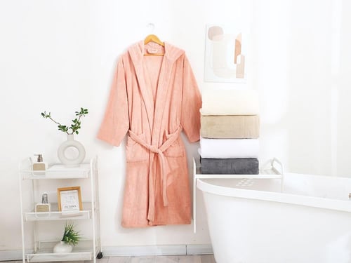 روب استحمام كورال وردي - L