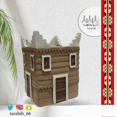 مبخرة تراثية مستوحاة من بيت الطين