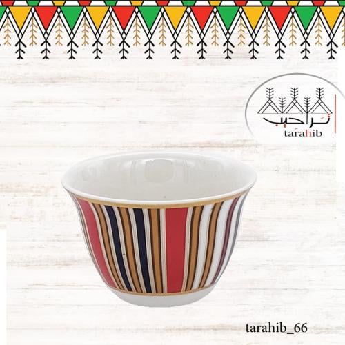 فناجيل قهوة عربية بتصميم النقشة الجنوبية