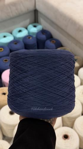 Blue navy cotton thread by the kilogram