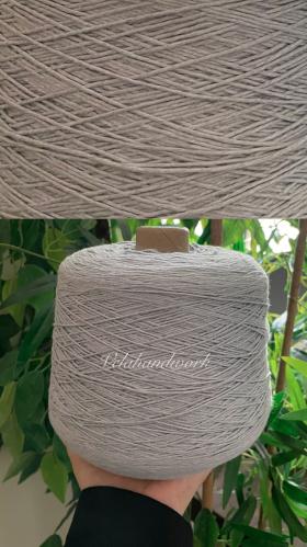 خيط قطن رمادي فاتح
