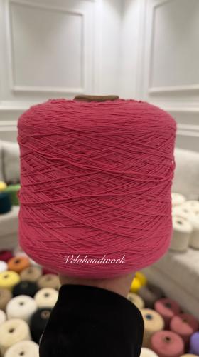 Pink candy-colored cotton thread by the kilogram