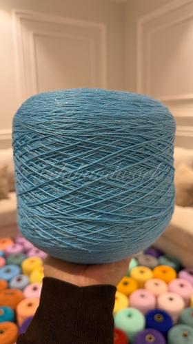 Silma classic blue cotton thread by the kilogram