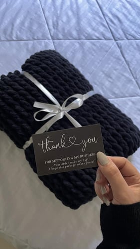 بطانية اسود سادة